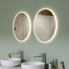 LED zrkadlo TONDO 60 cm, okrúhle