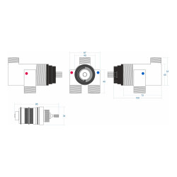 Univerzálny termostat Corsan P046