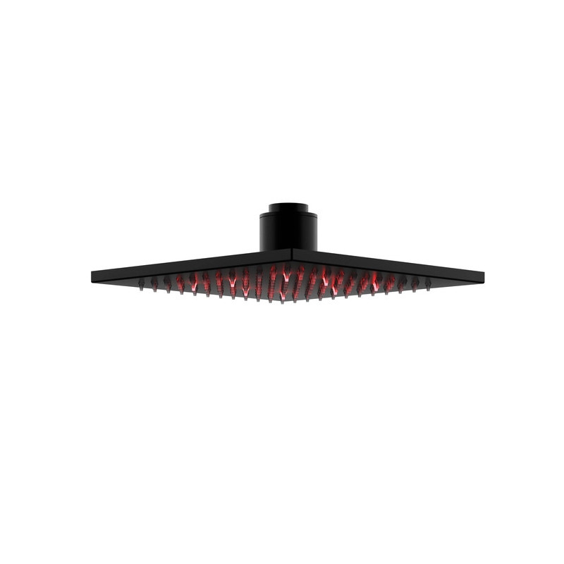 Sprchová hlavica P285 LED, štvorcová