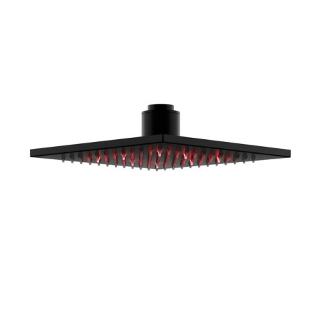 Sprchová hlavica P285 LED, štvorcová