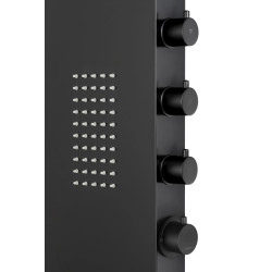 Sprchový panel DUO LED, hliníkový