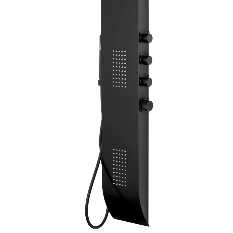 Sprchový panel DUO LED, hliníkový