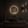 LED zrkadlo TONDO 60 cm, okrúhle