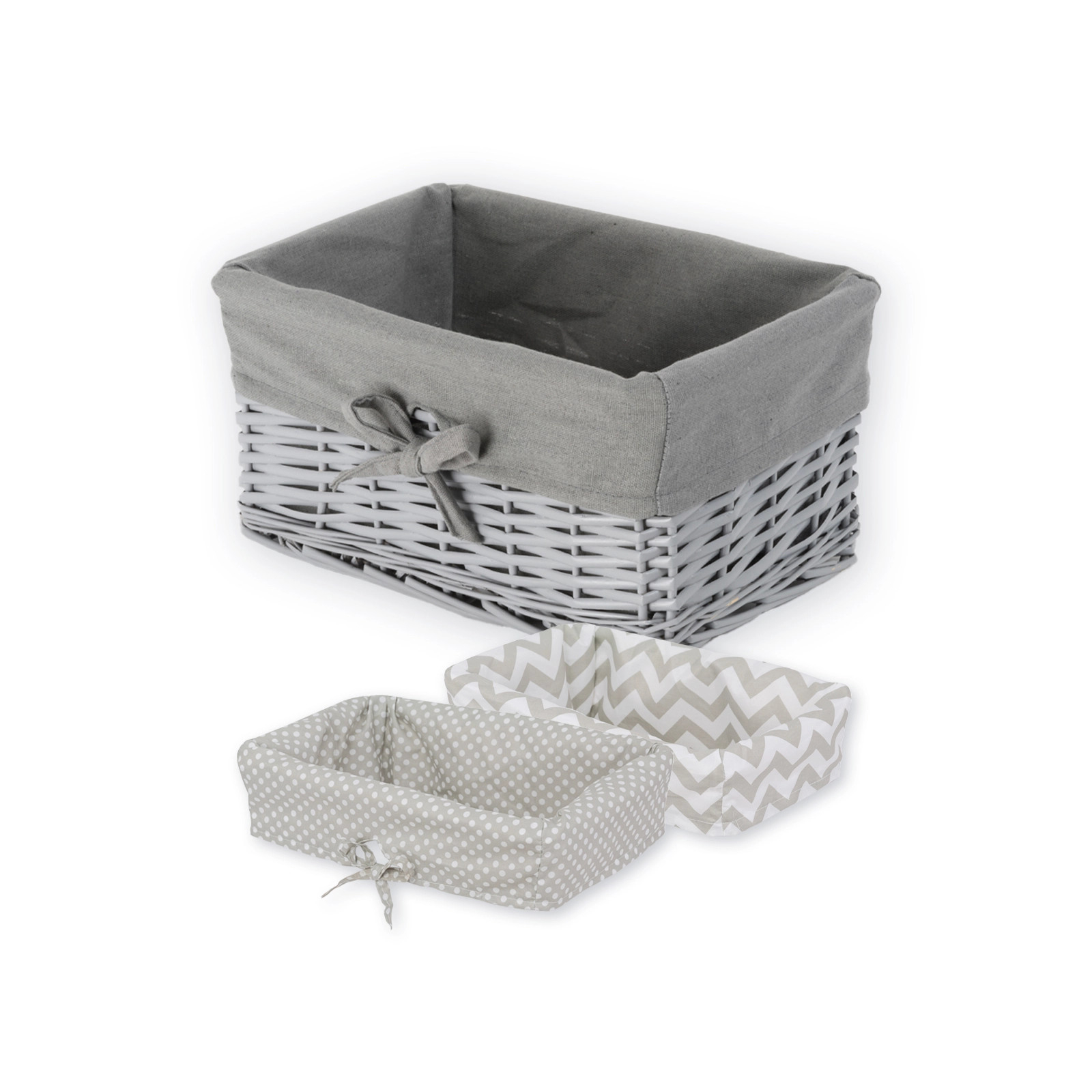 Prútený kôš 715S s mašľou 30×20×15 cm – Koszoplotka