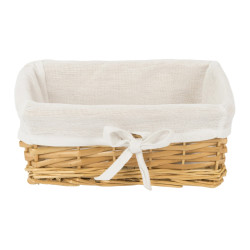 Prútený košík 520E s mašľou 27×17×11 cm – Koszoplotka