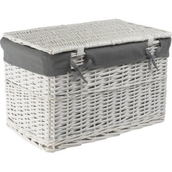 Prútená truhlica s podšívkou 113L 66×40×40 cm – Koszoplotka